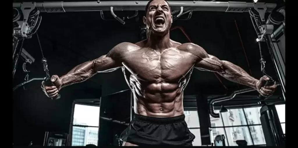 strong man in the gym